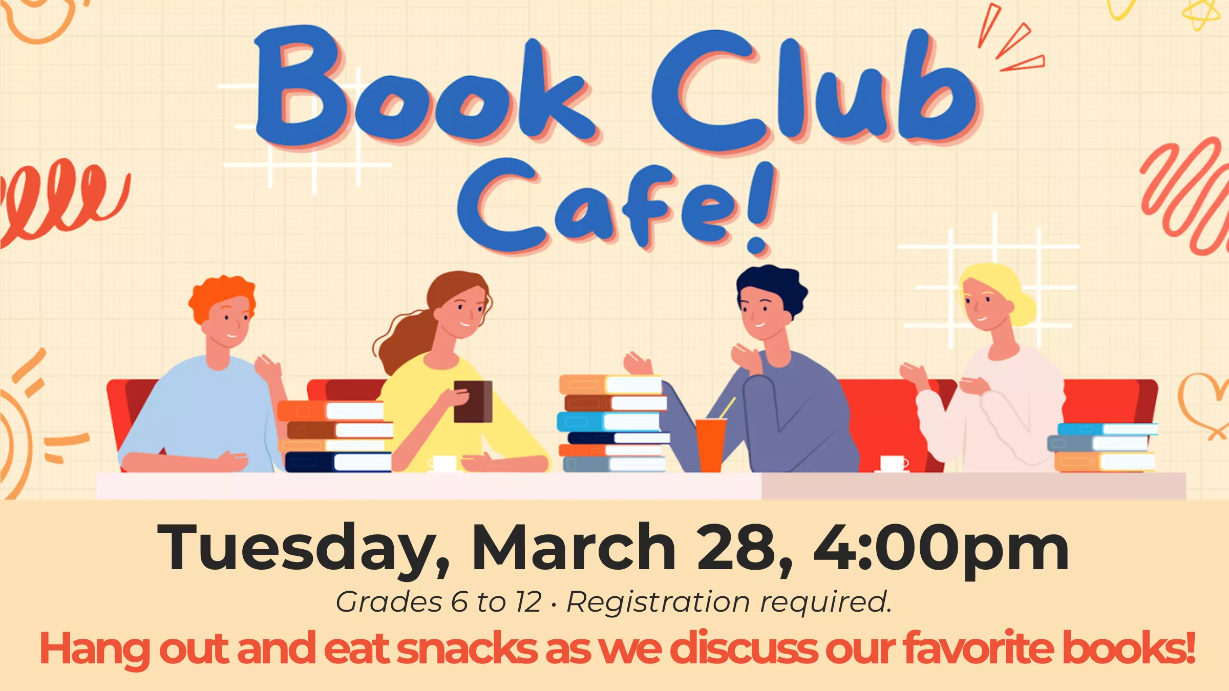 Teen Book Club Cafe
