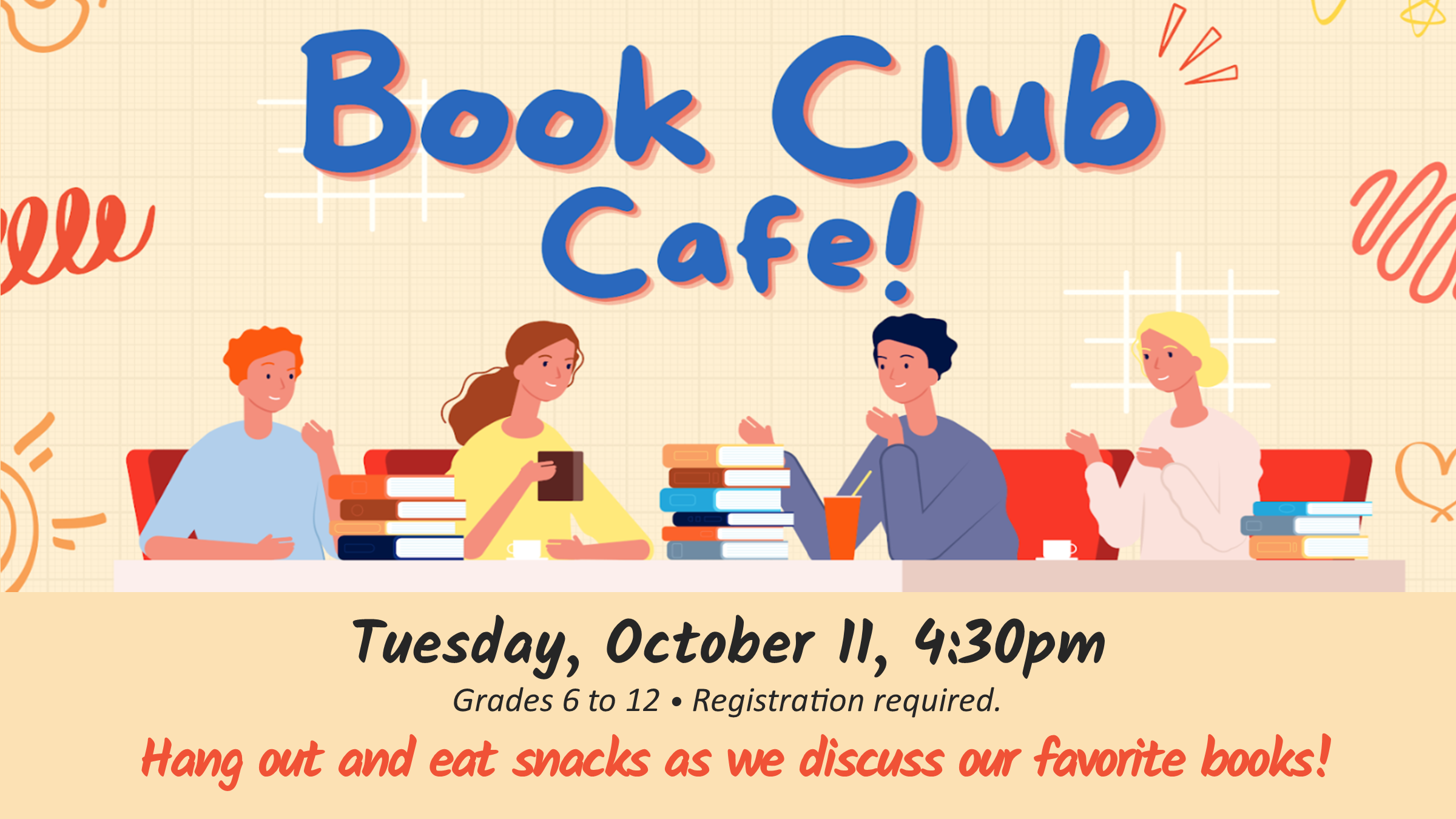 Teen Book Club Café