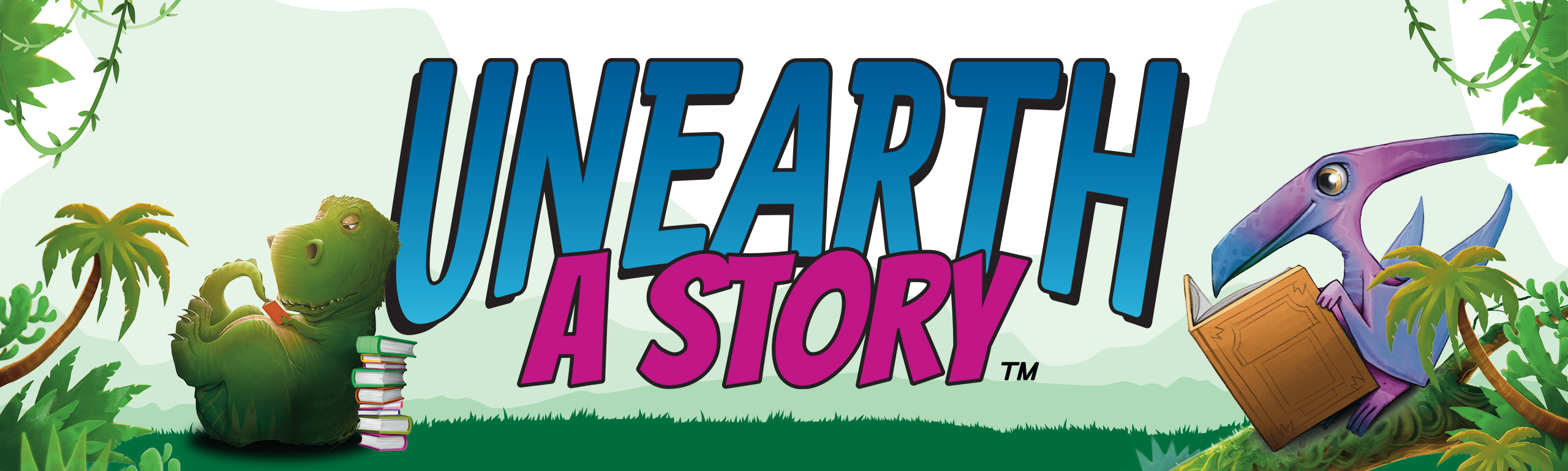 Unearth a Story Summer Reading banner
