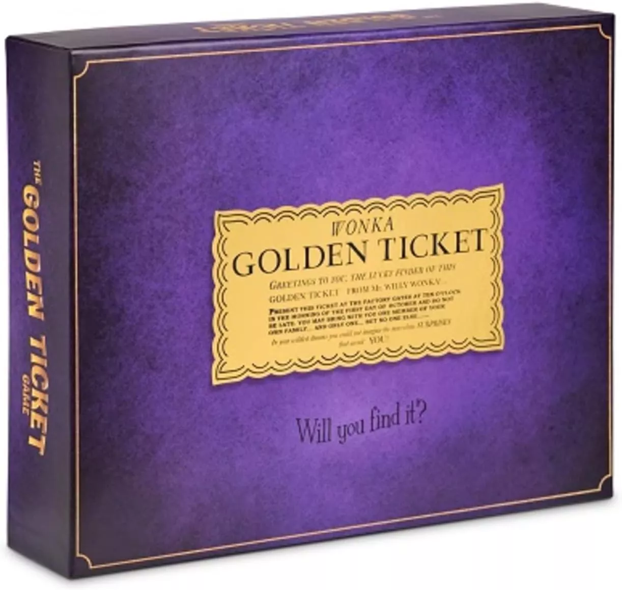 The Golden Ticket game box 