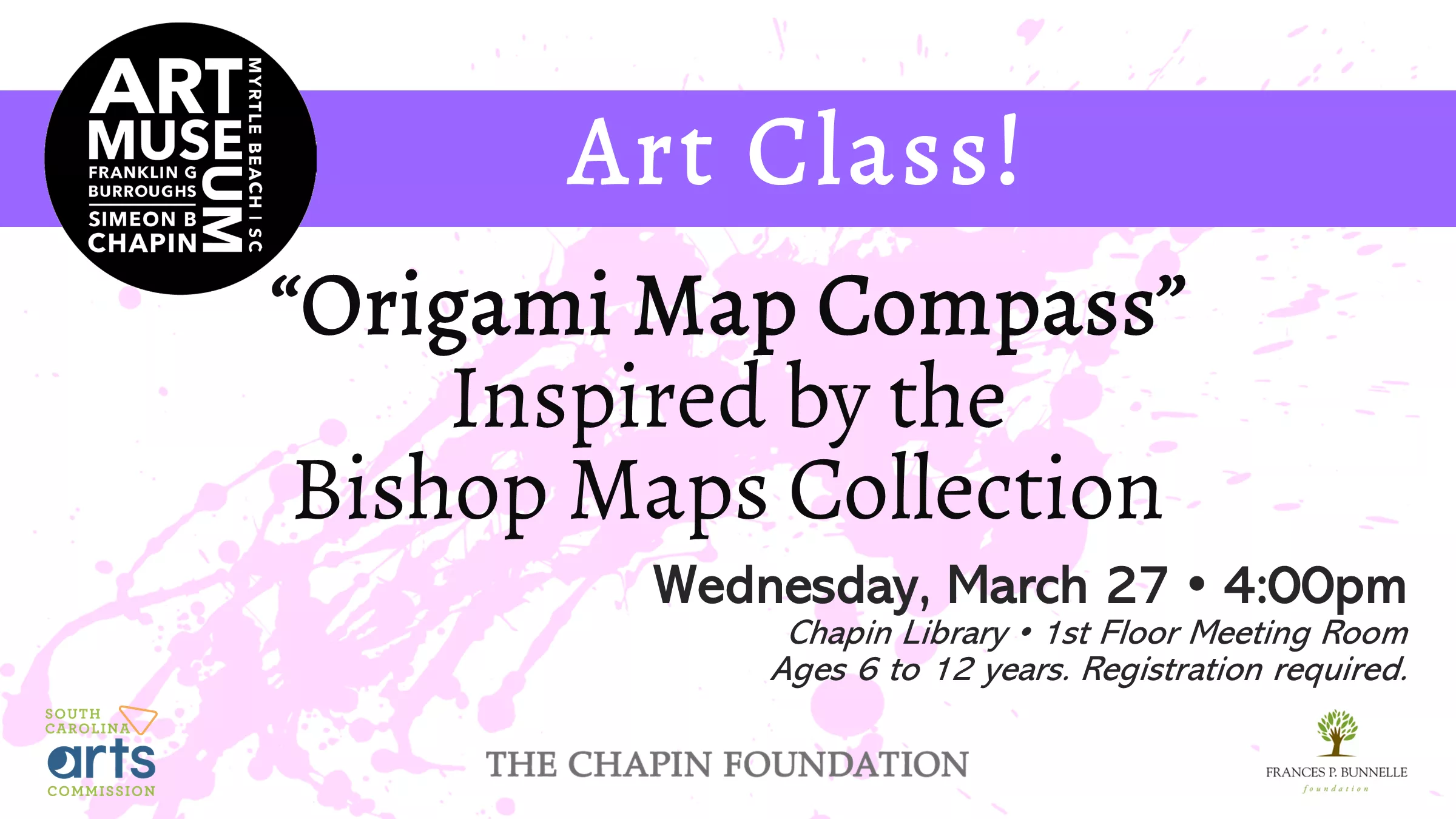 Kids Art Classes: Origami Map Compass