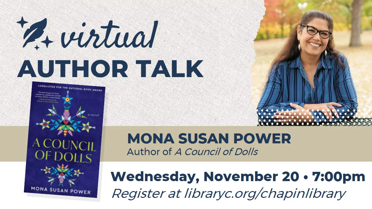 Virtual Author Talk with Mona Susan Power